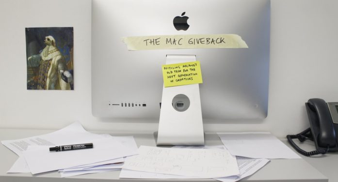 THE MAC GIVEBACK AML LAUNCH NEW INDUSTRY INITIATIVE TO RECYCLE OLD TECH FOR THE NEXT GENERATION OF CREATIVES