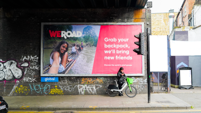 <strong><em>ANYTHING BUT PLANE: WEROAD’S FIRST GLOBAL OOH CAMPAIGN LAUNCHES IN HUGE LONDON TAKEOVER </em></strong>
