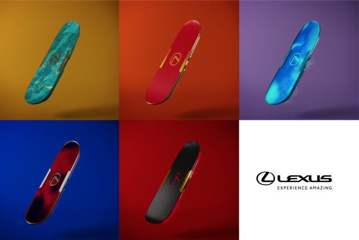 LEXUS GOES BACK TO THE FUTURE WITH HOVERBOARD NFT SERIES