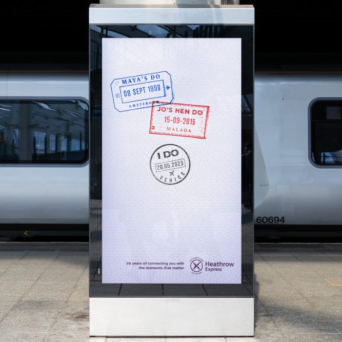 HEATHROW EXPRESS CELEBRATES 25 YEARS THROUGH PASSPORT STAMP STORIES IN NEW CAMPAIGN CREATED BY ST LUKE’s