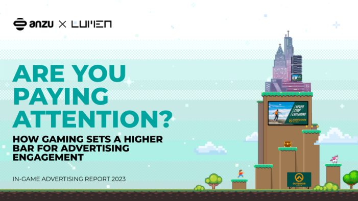 New Report From Anzu and Lumen Unveils Gaming’s Untapped Potential for Attention-Driven Advertising