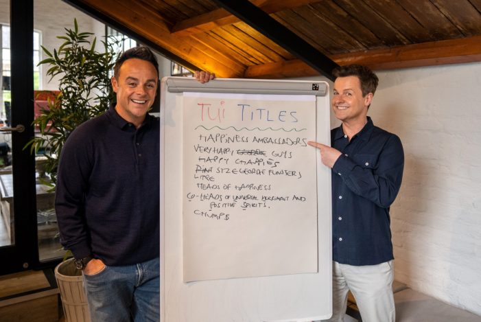 TUI hires Ant & Dec as ‘Happiness Ambassadors’ in new campaign by Leo Burnett UK and Mitre Studios