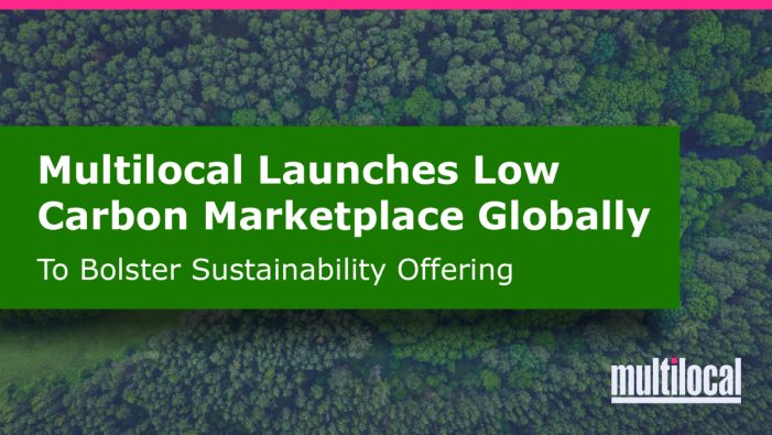 Multilocal Launches Low Carbon Marketplace Globally To Bolster Sustainability Offering
