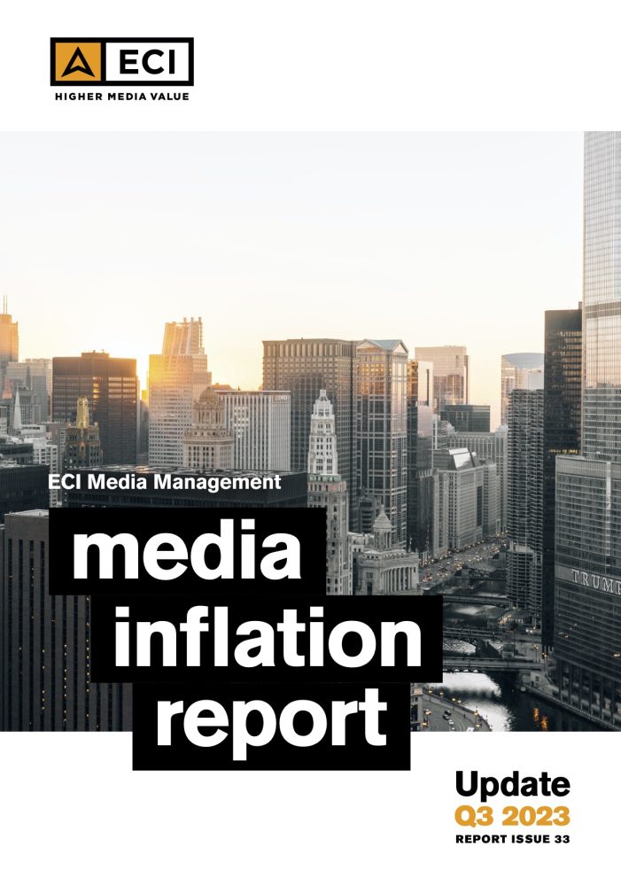 US TV PRICING SET TO DETERIORATE FURTHER INTO DEFLATIONARY TERRITORY, ACCORDING TO ECI MEDIA MANAGEMENT’S Q3 MEDIA INFLATION UPDATE