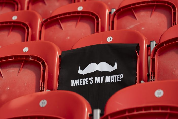 SPORT THE SIGNS: Movember turns empty season ticket seats into a powerful message for World Suicide Prevention Day, as research reveals over half (59%) of men don’t know how to spot the main signs of depression