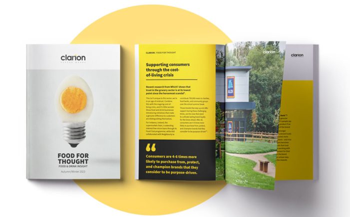Clarion Communications serves up the latest insights in its most recent Food for Thought report
