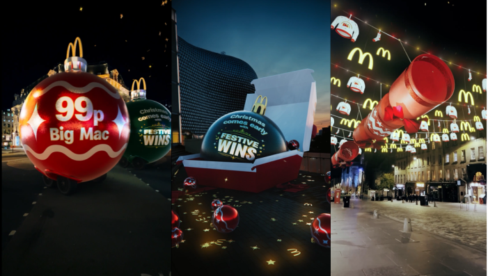 FROM GIANT BURGER BOXES TO A FLEET OF A FESTIVE BAUBLES TAKING OVER UK HIGH STREETS, CHRISTMAS COMES EARLY WITH THE ARRIVAL OF McDONALD’S FESTIVE WINS