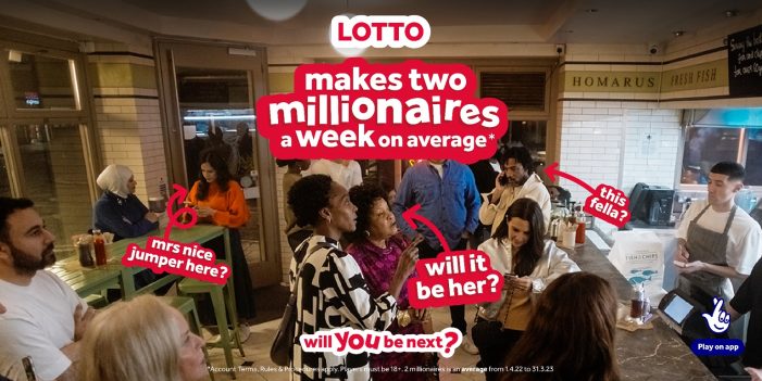 Will you be next? Allwyn launches new, unmissable Lotto campaign through VCCP and Hearts & Science