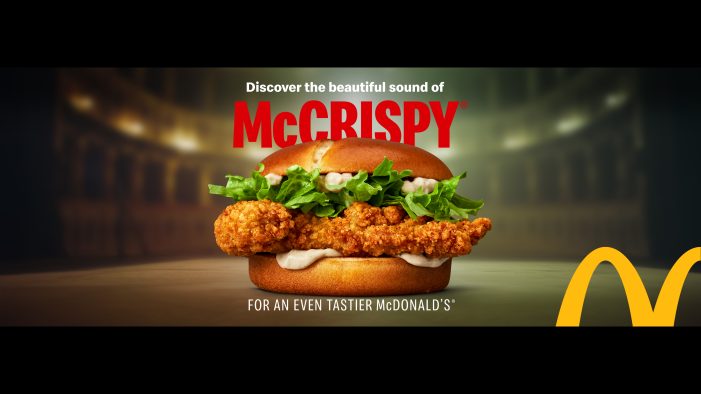 New burger creates “crispy” music in launch campaign