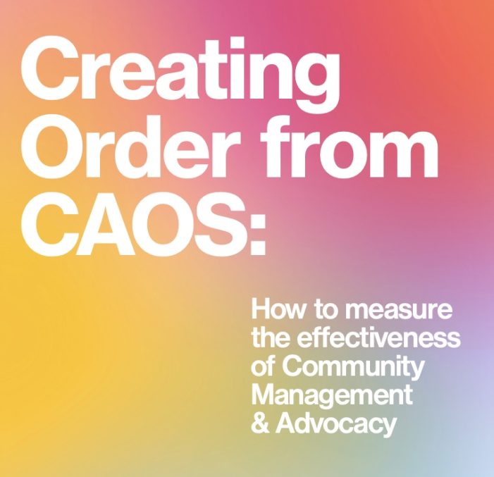 New ‘C.A.O.S’ whitepaper reveals brands are neglecting organic communities