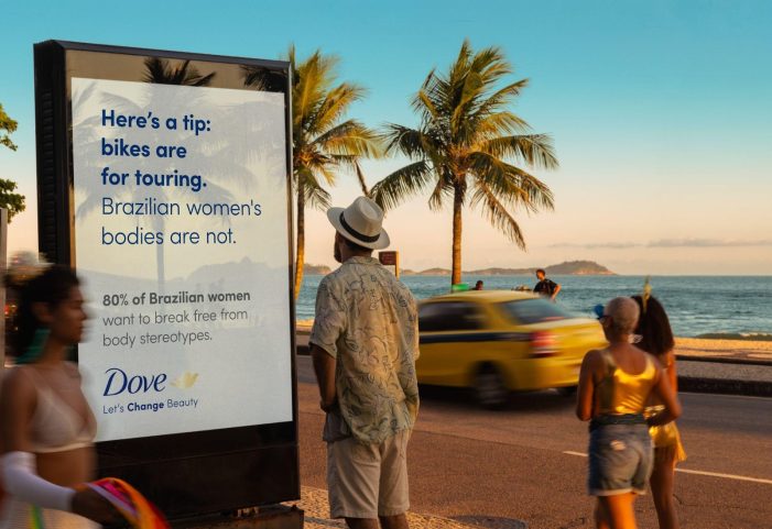 Dove campaign targets foreign tourists to question stereotypes created about women’s bodies during Carnival in Brazil
