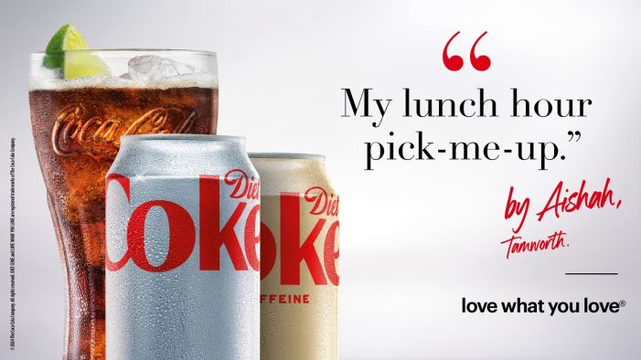 ‘LOVE WHAT YOU LOVE, BY YOU’ – NEW DIET COKE CAMPAIGN CELEBRATES LOYAL FANS