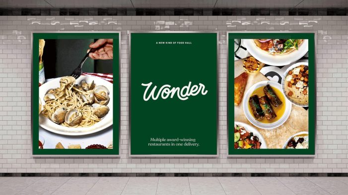 Mrs&Mr Creates the Visual Identity for “Fast-Fine” Dining and Delivery-Concept Wonder