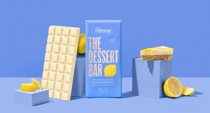 Butterfly Cannon serves up a delicious design for Divine Chocolate’s new Dessert Bar range