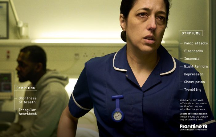 adam&eveDDB reveal that NHS workers are sicker than their patients in new campaign for Frontline19