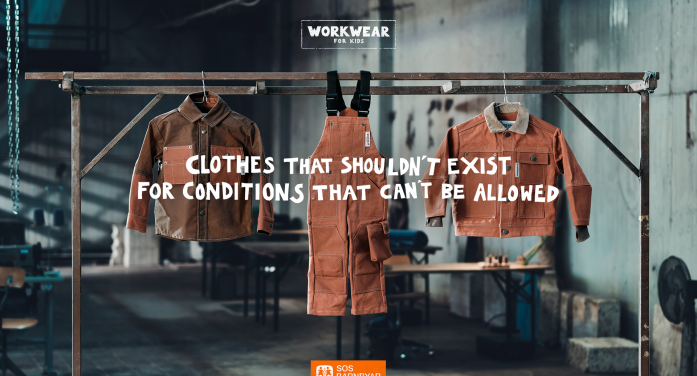 SOS Children’s Villages launches a workwear collection for children in dangerous industries 