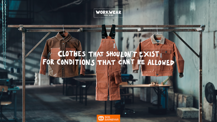 SOS Children’s Villages launches a workwear collection for children in dangerous industries 