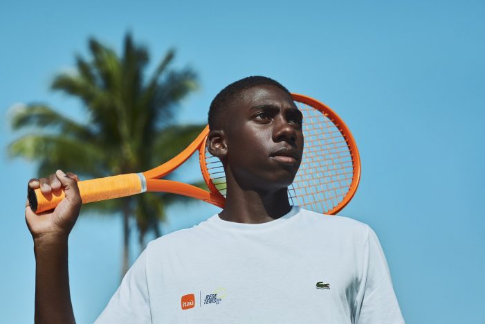 Brazilian tennis player from Vila Kadi, Porto Alegre, served the first ceremonial serve at the Miami Open, initiating a new tradition in the tournament