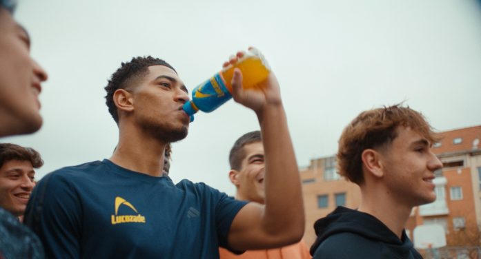 Jude Bellingham brings the energy for Lucozade in latest campaign by adam&eveDDB