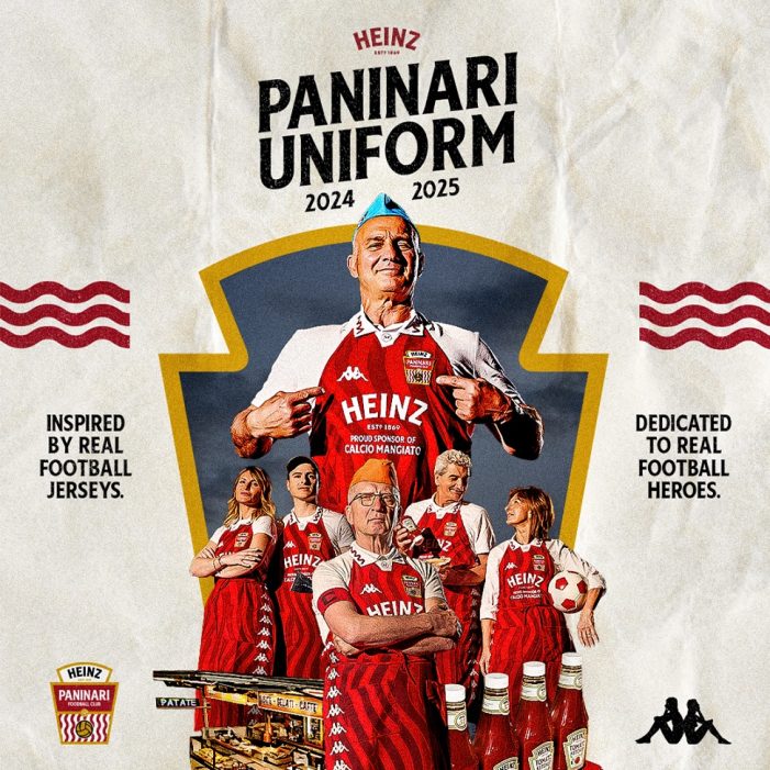 Heinz and Kappa Unite for the Ultimate ‘Football Foodie’ Kit, Celebrating Italy’s Matchday Paninari