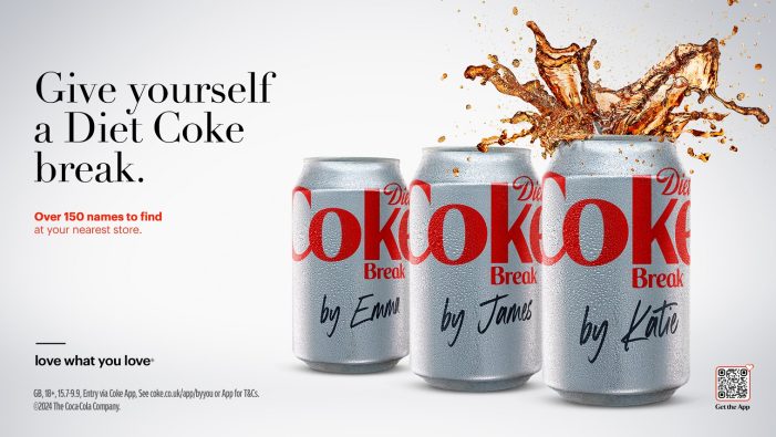 COMING SOON TO A STORE NEAR YOU – A DIET COKE WITH YOUR NAME ON IT