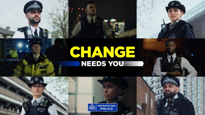 ‘Change Needs You’, Pablo & UNLIMITED’s first campaign for The Metropolitan Police, calls on Londoners who want to make a positive difference
