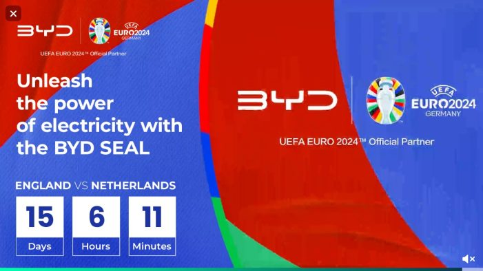 ShowHeroes scores big for electric car giant BYD at UEFA EURO 2024