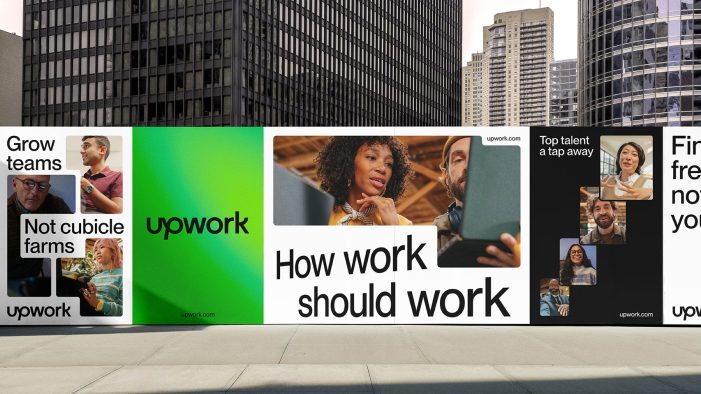 Upwork builds for the future of work with new global design system & visual identity by NOT Wieden+Kennedy