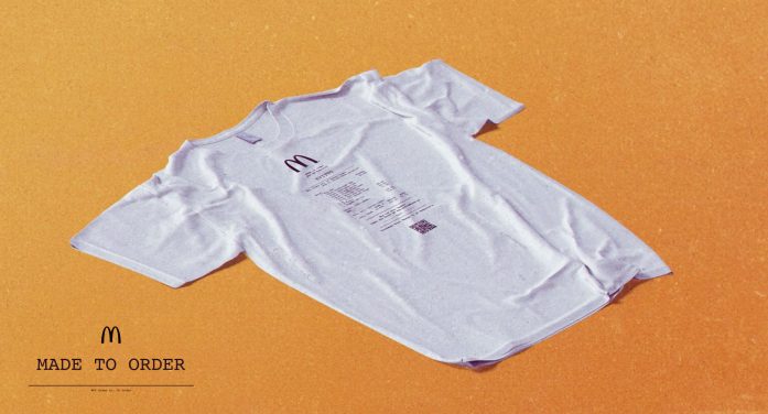 McDonald’s Sweden let fans flaunt their own favorite orders – 4,000 receipts were converted into one-of-a-kind merch