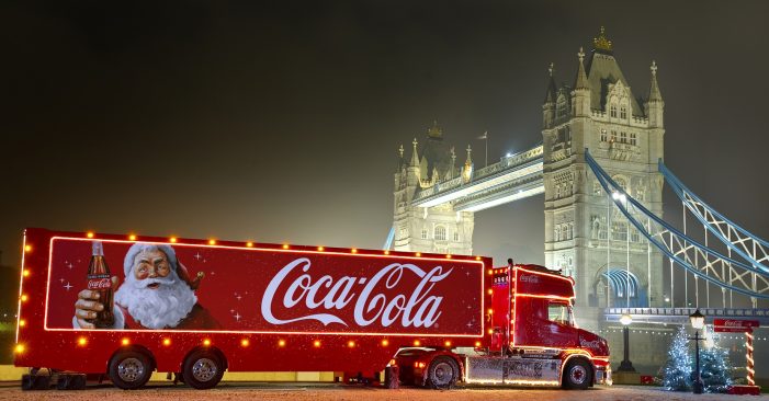 Holidays Are Coming! Coca-Cola spreads festive magic across Great Britain this Christmas season