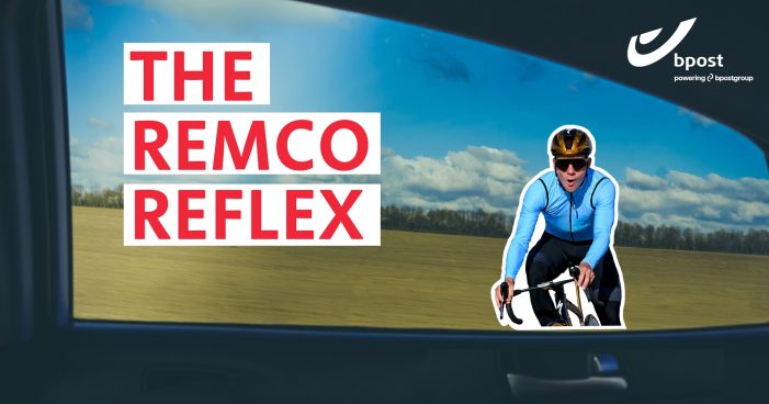 bpost and mortierbrigade launch the Remco Reflex to raise drivers’ awareness of approaching cyclists