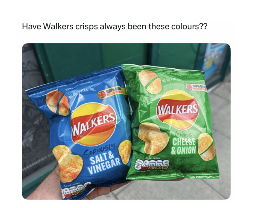 That’s better – Fans react to Walkers swapping colours of beloved ...