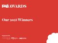 The Best of Global Food And Beverage Design And Marketing Communications Crowned At The 27th FAB Awards Show