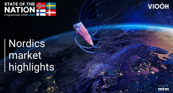 Nordic programmatic DOOH adoption outpaces global average, with investment expected to grow by 37% over the next year