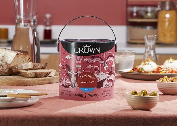 Crown Paints and Immediate team up to connect colour, food and travel with home spaces