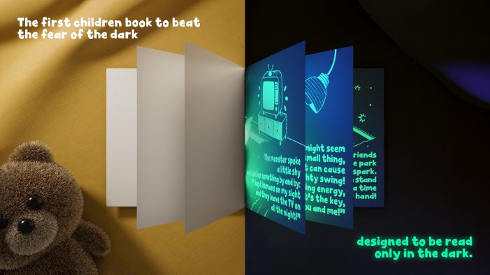 Plenitude and TBWA\Italy light up children’s nights with the first book to beat the fear of the dark, designed to be read only in the dark.