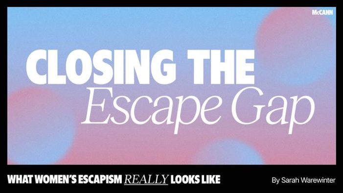 The Gender Escapism Gap