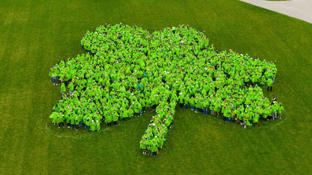 Cornett Helps Dublin, Ohio Turn St. Patrick’s Day Into a Record-Breaking Human Shamrock