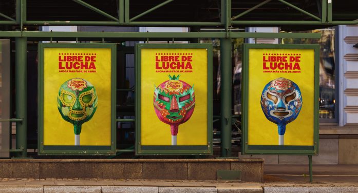 NO MORE WRESTLING CHUPA CHUPS LAUNCHES LUCHA LIBRE INSPIRED OOH