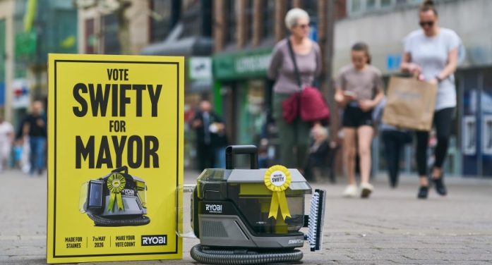 RYOBI® SPOT CLEANER STANDS FOR MAYOR OF STAINES