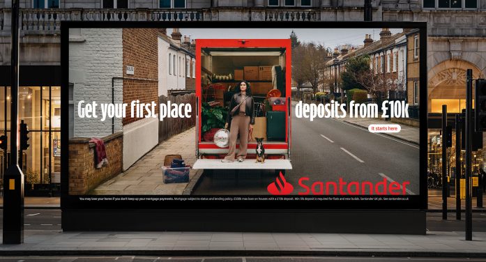 Santander empowers first time buyers in first work with Publicis Flame, Moving Starts Here