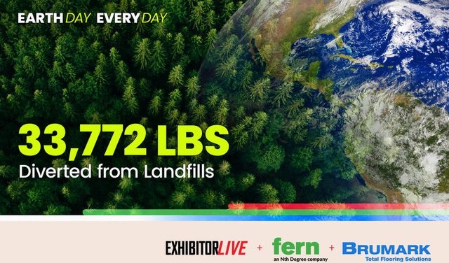 ExhibitorLIVE and Fern Lead the Way in Sustainable Event Practices with Major Earth Day Impact