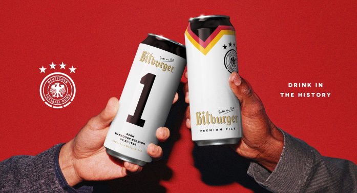 Derek&Eric Celebrates Germany’s Football Legacy with Collectable Bitburger x DFB Limited Edition Cans