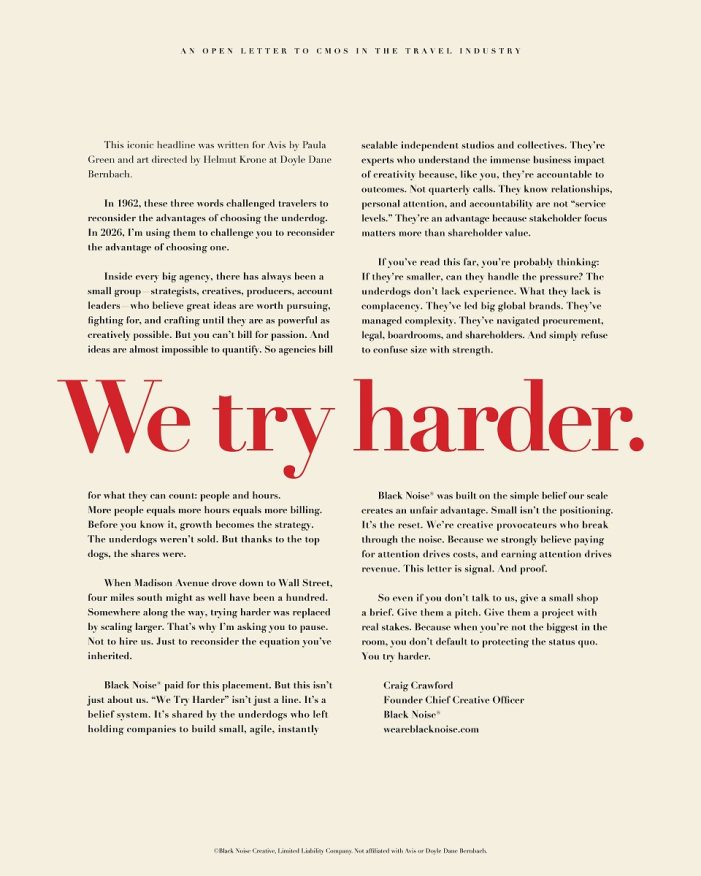 Black Noise Goes Public With Open Letter Campaign Exposing the Bloated Holding-Company Model