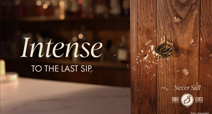 THREE CENTS: INTENSE TO THE LAST SIP