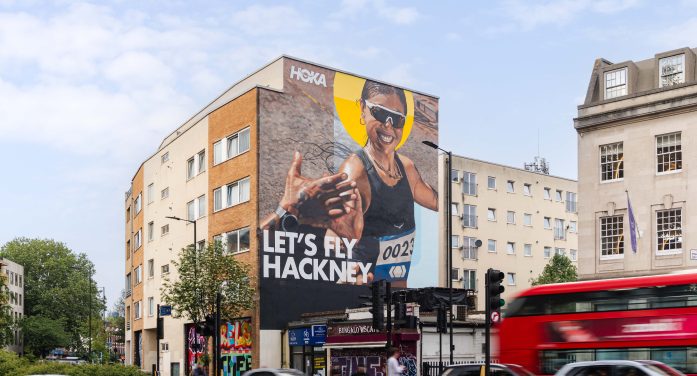 HOKA turns Hackney Half into a live canvas celebrating the intersection of running and culture