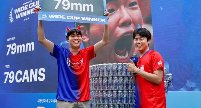 Beer brand Cass partners with Cheil for the global tournament campaign honoring wide-mouthed football fans
