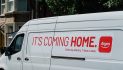 Argos delivery vans claim “It’s Coming Home”