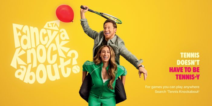 Britain, Fancy a Knockabout? Ask Stacey Solomon and Joe Swash in accessibility campaign from LTA