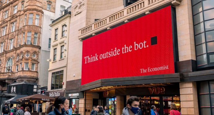 Cocogun collaborates with The Economist on new outdoor work for the US and UK